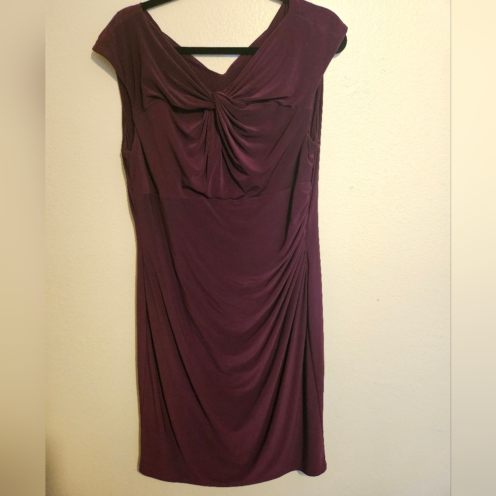 Ralph Lauren Deep Purple Midi Dress